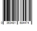 Barcode Image for UPC code 0363481684474