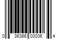 Barcode Image for UPC code 036366000064