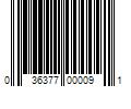 Barcode Image for UPC code 036377000091