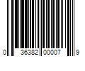 Barcode Image for UPC code 036382000079