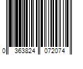 Barcode Image for UPC code 0363824072074