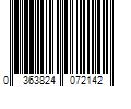 Barcode Image for UPC code 0363824072142