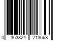 Barcode Image for UPC code 0363824213668