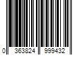 Barcode Image for UPC code 0363824999432