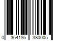 Barcode Image for UPC code 03641863800023