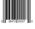 Barcode Image for UPC code 036473000070