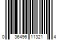 Barcode Image for UPC code 036496113214