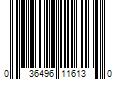 Barcode Image for UPC code 036496116130