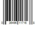 Barcode Image for UPC code 036496117168