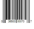 Barcode Image for UPC code 036500000707