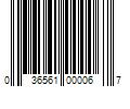 Barcode Image for UPC code 036561000067