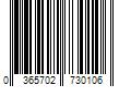 Barcode Image for UPC code 0365702730106