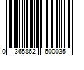 Barcode Image for UPC code 0365862600035