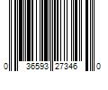 Barcode Image for UPC code 036593273460