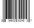 Barcode Image for UPC code 036602302457