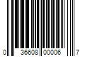 Barcode Image for UPC code 036608000067