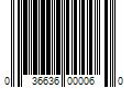 Barcode Image for UPC code 036636000060