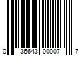 Barcode Image for UPC code 036643000077