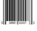 Barcode Image for UPC code 036661000073