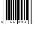 Barcode Image for UPC code 036666053647