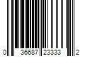 Barcode Image for UPC code 036687233332