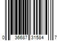 Barcode Image for UPC code 036687315847