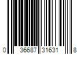 Barcode Image for UPC code 036687316318