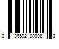 Barcode Image for UPC code 036692000080