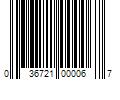 Barcode Image for UPC code 036721000067