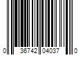 Barcode Image for UPC code 036742040370