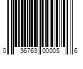 Barcode Image for UPC code 036763000056