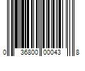 Barcode Image for UPC code 036800000438