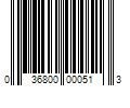 Barcode Image for UPC code 036800000513