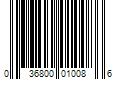 Barcode Image for UPC code 036800010086