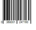 Barcode Image for UPC code 0368001247160