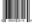 Barcode Image for UPC code 036800281189