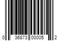 Barcode Image for UPC code 036873000052