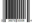 Barcode Image for UPC code 036878000064