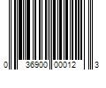 Barcode Image for UPC code 036900000123