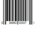 Barcode Image for UPC code 036953000071