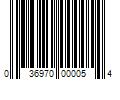 Barcode Image for UPC code 036970000054