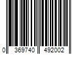 Barcode Image for UPC code 0369740492002