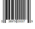 Barcode Image for UPC code 036979000079