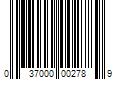 Barcode Image for UPC code 037000002789