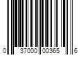 Barcode Image for UPC code 037000003656