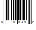 Barcode Image for UPC code 037000004332