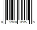 Barcode Image for UPC code 037000005353