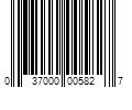 Barcode Image for UPC code 037000005827