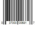 Barcode Image for UPC code 037000006817