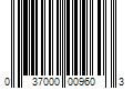 Barcode Image for UPC code 037000009603